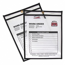 C-Line Products Shop Ticket Holders,Clear,9 x 12",PK25 46912
