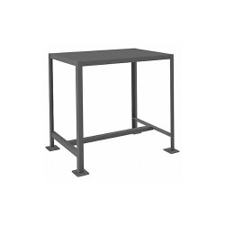 Durham Mfg Fixed Work Table,Steel,36" W,24" D  MT243636-2K195