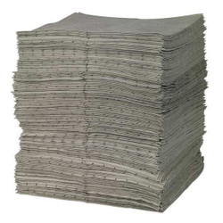 Brady Spc Absorbents Absorbent Pad,Universal,Gray,PK200 BPU200