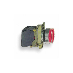 Schneider Electric Illuminated Push Button,22mm,Red XB4BW3465