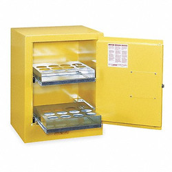 Justrite Aerosols Aerosols Cabinet,4 Gal.,Yellow 890500