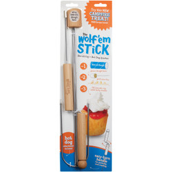Wolf'em 32 In. Stainless Steel Campfire Roasting Stick WS-HD-2PC
