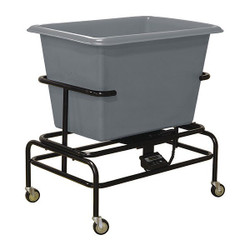 Royal Basket Trucks Poly Scale Cart,6 Bu,Gray G06-GRX-STA-3UNN