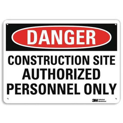 Lyle Danger Sign,10 inx14 in,Plastic  U3-1248-NP_14X10