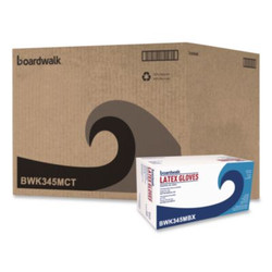 Boardwalk® GLOVES,LATEX,PF,M,NT,1K BWK345MCT
