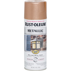 Rust-Oleum Stops Rust 11 Oz. Metallic Satin Spray Paint, Copper 7273830