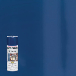 Rust-Oleum Stops Rust 11 Oz. Metallic Satin Spray Paint, Cobalt Blue 7251830