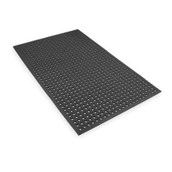 Notrax Reversibl Drainage Mat,Black,3 ft.x5 ft. T18S0035BL