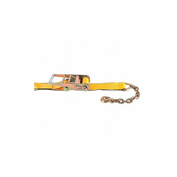 Kinedyne Ratchet Strap,Grab-Hook,Yellow 593040GRA