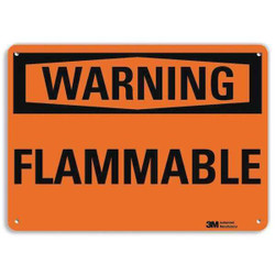 Lyle Warning Sign,10 inx14 in,Aluminum U6-1089-RA_14X10