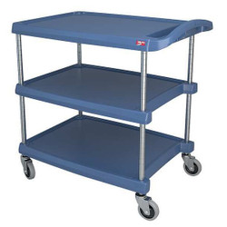 Metro Utility Cart,400 lb. Load Cap.,3 Shelves MY2030-34BU