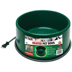 Farm Innovators 1.5 Gal. Plastic Heated Pet Bowl P-60