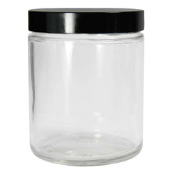 Qorpak Jar,480 mL,96 mm H,Clear,PK12 GLC-01684