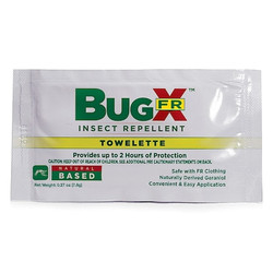 Bugx Insect Repel Wipes,0.172 oz,Packet,PK300 18-830