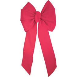 Holiday Trims 7lp 28" Rd Vlvt Wire Bow 7368 Pack of 12