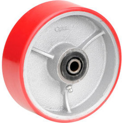 Global Industrial 6"" x 2"" Polyurethane Wheel - Axle Size 3/4""