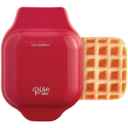 Rise by Dash 4 In. Red Mini Waffle Maker RMW001GBRR06