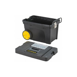 Stanley Rolling Tool Box,200 lb Load Cap.,Plstic 033026R