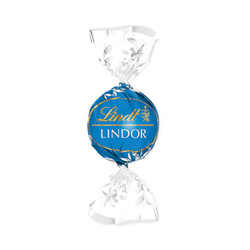 Lindt Lindor Truffles Milk Chocolate Sea Salt, 1.85 lb, 60 Pieces/Carton 3575