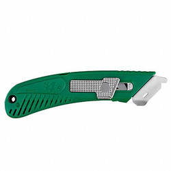 Pacific Handy Cutter Safety Knife,5-3/4 in.,Green S4R