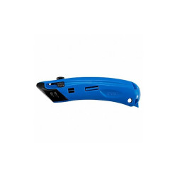 Pacific Handy Cutter Safety Knife,5-1/2 in.,Blue EZ4