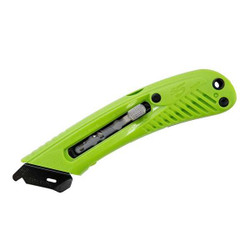 Pacific Handy Cutter Safety Knife,6 in.,Green S5R