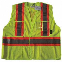 Condor Safety Vest,Yellow/Green,L/XL 491T16