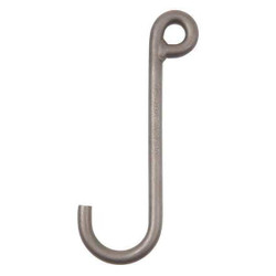 Peerless J-Hook,Alloy Steel,1 1/2 in,350 lb,G80 JAA038