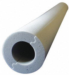 Pipe Ins.,Melamine,1-3/8 in. ID,4 ft.