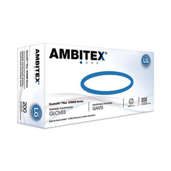 AMBITEX® GLOVES,LG,200PK,10/CT EFLG2000