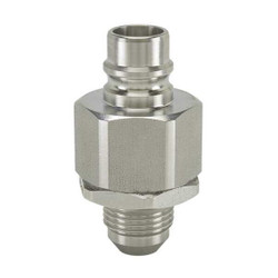 Snap-Tite Quick Connect,Plug,3/8",9/16"-18 VHN6-6EM