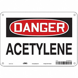 Condor Safety Sign,7 inx10 in,Polyethylene 470R53