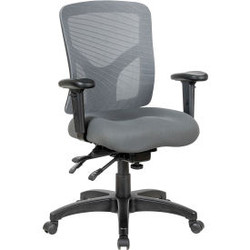 Interion Mesh Back Multifunctional Chair Gray Seat w/ Gray Mesh