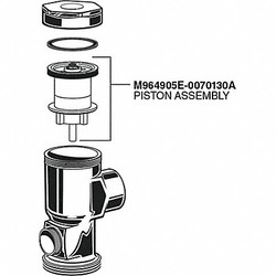 American Standard Piston Assembly,For Urinals M964905E-0070130A