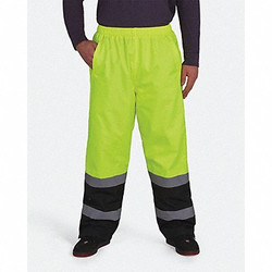 Utility Pro Rain Pants,Class E,Yellow/Green,XL UHV452P-XL-30
