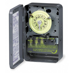 Intermatic ElectromechanicalTimer,24hr,SPST,Plastic T101P