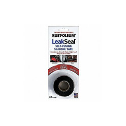 Leakseal Self-Fusing Tape,Silicone,1" W,Black 275795