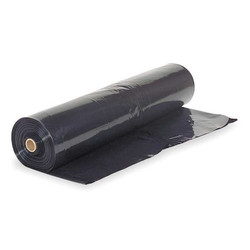 Polar Plastics Construction Film,Roll,6 Mil,Black  B206