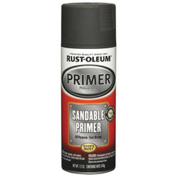 Rust-Oleum Automotive Primer,Black,12 oz. 249418