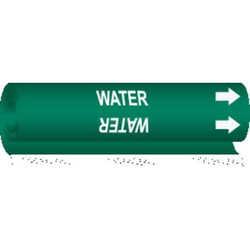 Brady Pipe Marker,Water,26 in H,12 in W 5786-II