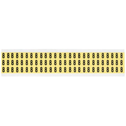 Brady Number Label,8,1/2in.Hx11/32in.W,Vinyl 3410-8