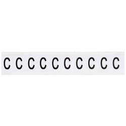 Brady Letter Label,1-1/2" H,1-11/64" W 9713-C