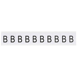 Brady Letter Label,1-1/2"H,1-11/64"W,PK10 9713-B