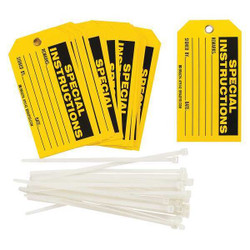 Brady Tag,3 in H,5 3/4 in W,Polyester,PK25 76142