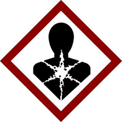 Brady GHS Label,2"H,2"W,PK4 118853