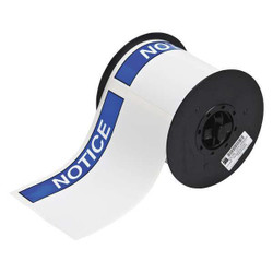 Brady Label,Blue/White,4.000 In. B30-25-595-ANSINO