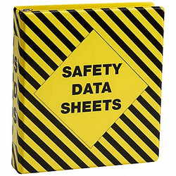 Brady Binder,Safety Data Sheets,Vinyl 58678