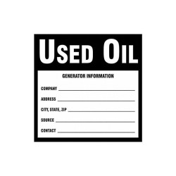 Brady DOT Handling Label,Waste,6" W,PK100 60367