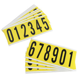 Brady Number Label Kit,0 Thru 9 3450-# KIT