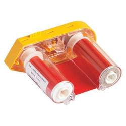 Brady Ribbon,Red,Scratch Resistant M61-R4410-RD